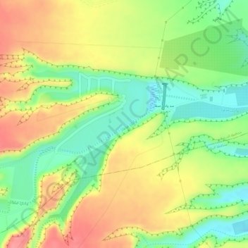 وادي صفار topographic map, elevation, terrain