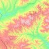 Chatkal ridge topographic map, elevation, terrain