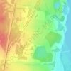 Полевой topographic map, elevation, terrain