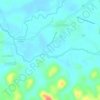 Sungai Mengkuang topographic map, elevation, terrain