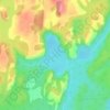 Lac Mercier topographic map, elevation, terrain