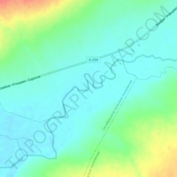 Идолга topographic map, elevation, terrain