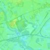Hounslow Heath topographic map, elevation, terrain