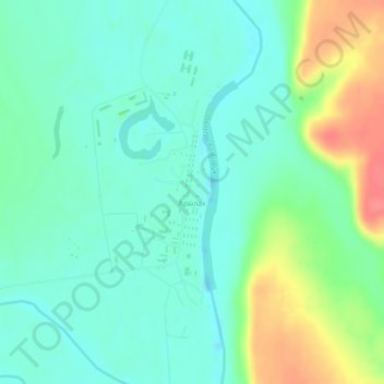 Арылах topographic map, elevation, terrain