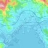 La Spezia topographic map, elevation, terrain