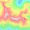 Lyall Glacier topographic map, elevation, terrain