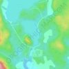 Lac de la Dame topographic map, elevation, terrain