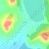 Исяново topographic map, elevation, terrain