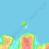 Ilha de São Jacinto topographic map, elevation, terrain