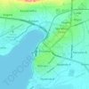 Kisumu topographic map, elevation, terrain