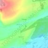 Сабаево topographic map, elevation, terrain