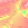 Erg Chech topographic map, elevation, terrain