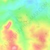 Calulo topographic map, elevation, terrain