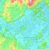 Rio Itapemirim topographic map, elevation, terrain