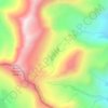 Stanford Lake topographic map, elevation, terrain