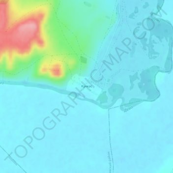Кункас topographic map, elevation, terrain