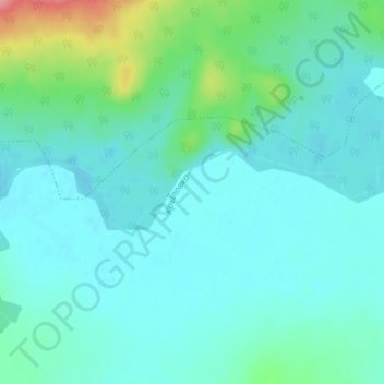 Крыловка topographic map, elevation, terrain