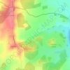 Decoy pond topographic map, elevation, terrain