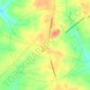 Starr topographic map, elevation, terrain