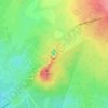 Kerid topographic map, elevation, terrain