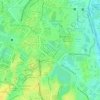Aquamarine topographic map, elevation, terrain