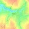 Ашит topographic map, elevation, terrain