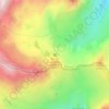 Refuge du Mont Thabor topographic map, elevation, terrain