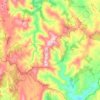 Montes do Testeiro topographic map, elevation, terrain