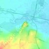 Tutbury Castle topographic map, elevation, terrain