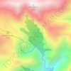 Boosmansbos topographic map, elevation, terrain