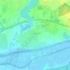 Прибрежное topographic map, elevation, terrain