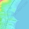 McCauleys Beach topographic map, elevation, terrain