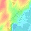 Улу-Теляк topographic map, elevation, terrain