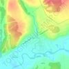 Серменево topographic map, elevation, terrain