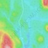 Lac Rita topographic map, elevation, terrain