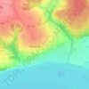 Лаишево topographic map, elevation, terrain