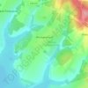 Молодёжный topographic map, elevation, terrain