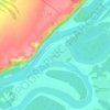 Симский topographic map, elevation, terrain