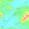 Wamako topographic map, elevation, relief