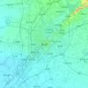 Tangshan topographic map, relief map, elevations map