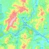 Nanping topographic map, elevation, relief