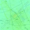Yancheng topographic map, elevation, relief