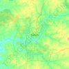 Kaduna topographic map, elevation, relief