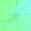 Gumel topographic map, elevation, relief