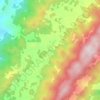 Luchi topographic map, relief map, elevations map