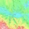 Lanzhou topographic map, elevation, relief