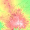 Biu topographic map, elevation, relief
