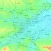 Luoyang topographic map, elevation, relief