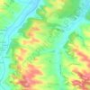 La Bordeneuve topographic map, elevation, relief