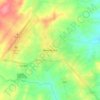 New Bussa topographic map, elevation, relief